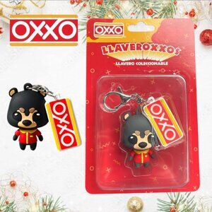 OXXO Limited Edition Keychain Black Bear - LlaverOXXO Edicion Limitada Oso Negro